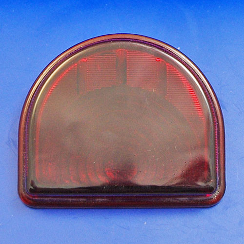 Replacement plain red lens for 249/428 (and Lucas ST51) type 'D' lamps