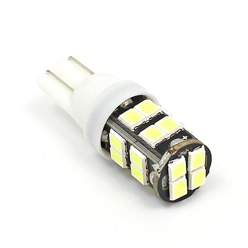 White 12V LED Side lamp - WEDGE T10 base
