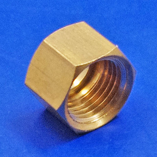 Solder type fitting nut - 1/8