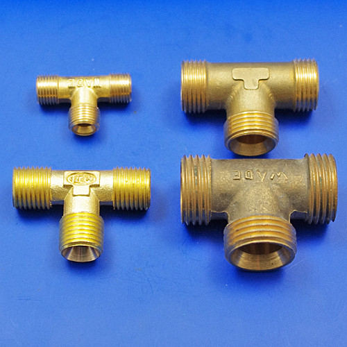 Solder nut type equal tee pieces