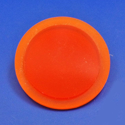 Spare plastic SIDE lens for Rubbolite 'Number 8' (Diver's) type lamps - Amber lens