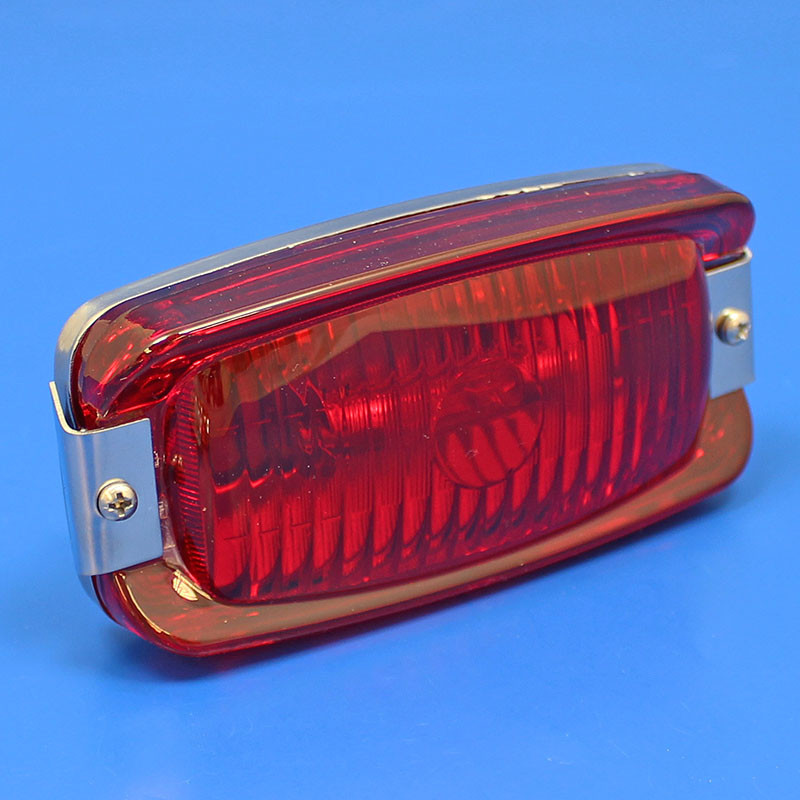 Rear, fog, indicator or reversing lamp (flush mounting) - Red, Clear & Amber - Red lens (Rear fog/warning)