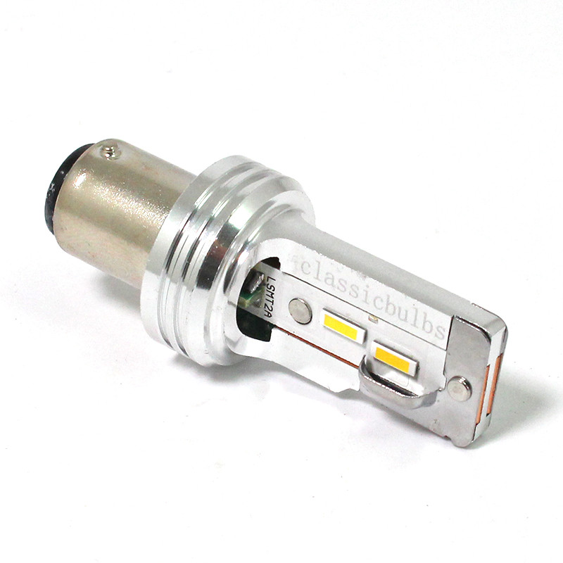 Classic White premium 12 & 24V LED Headlamp - SBC BA15D base