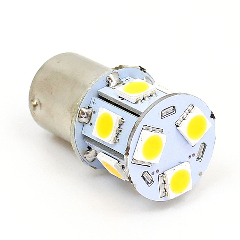 Warm White 12V LED Side lamp - BA15S base