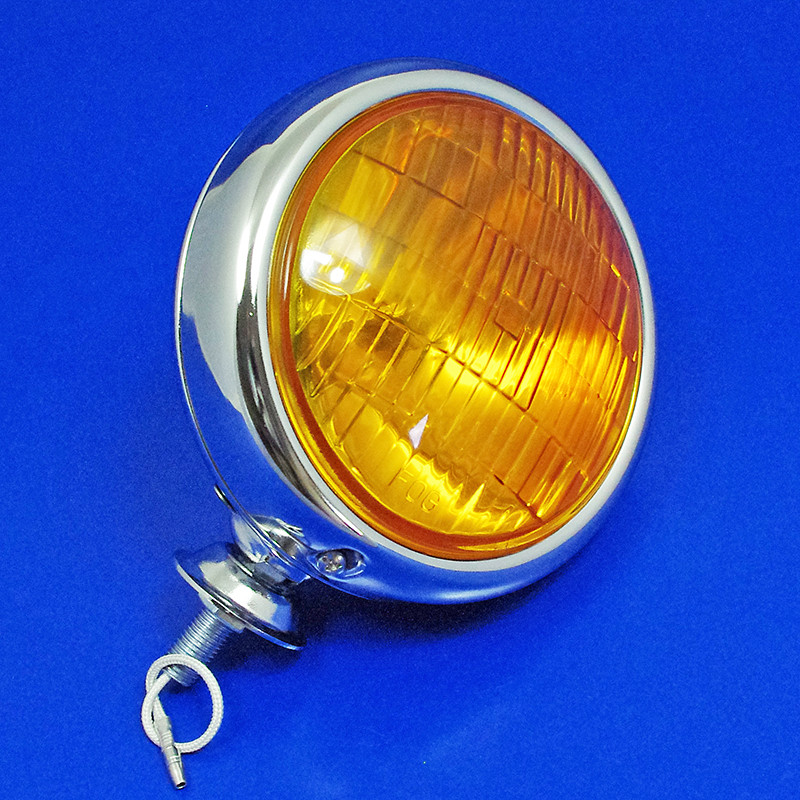 Chrome fog lamp - Yellow lens