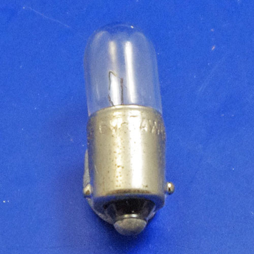 6 volt single contact MCC BA9S 4 watt auto bulb - 9mm tubular