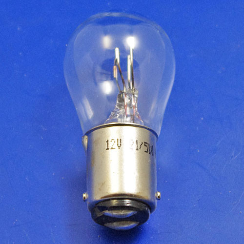 12 volt double contact SBC BA15D equal pin 21/5 watt auto bulb