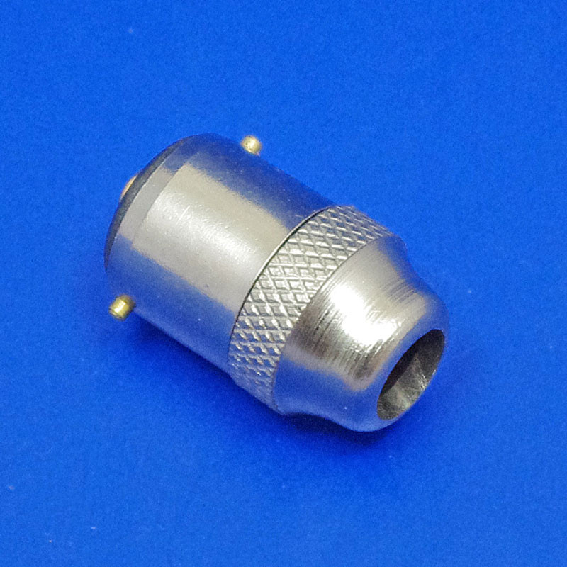 Bulb holder plug - SBC/BA15D - Nickel