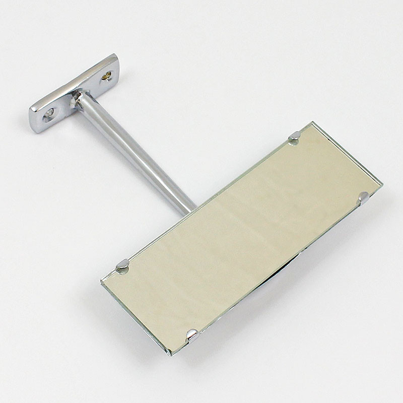 Rear view mirror - Dash mounted, XK120 type - Long stem