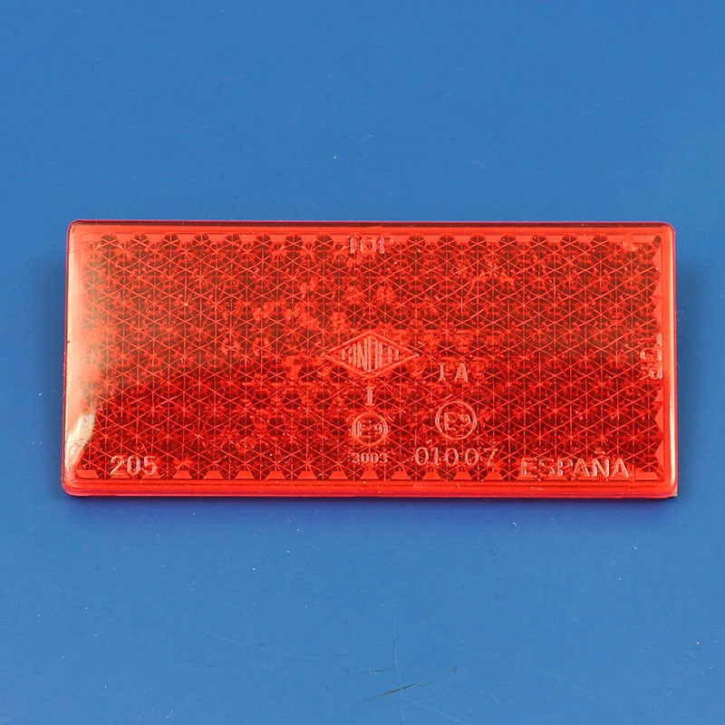 Rectangular self adhesive reflector (PAIR) - 100mm x 50mm