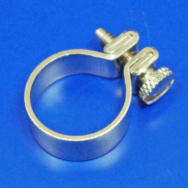 Screw clamp for Lucas reflectors fitted with BA15 bulb holder sockets