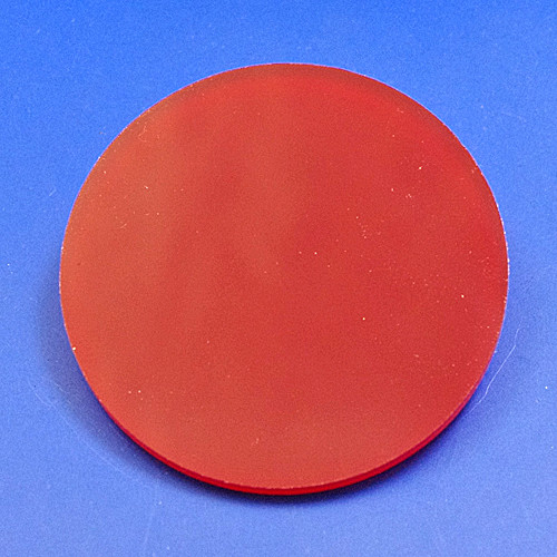 Spare plastic MAIN lens for Rubbolite 'Number 8' (Diver's) type lamps - Red lens