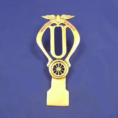 Motor Union badge - brass