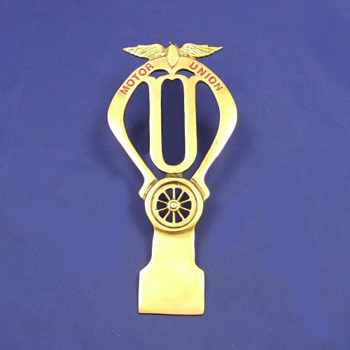 Motor Union badge - Brass