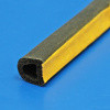 Sponge D section - Self adhesive backed, 8mm wide, 10mm high