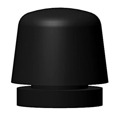 Rubber buffer and stop - 17mm diameter x 14mm high top section