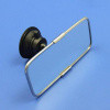 Suction rear view mirror - Large, stainless steel head