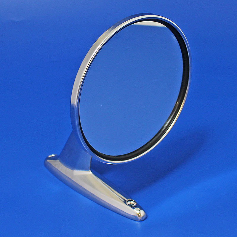 Door or wing mounted exterior mirror - Stainless steel