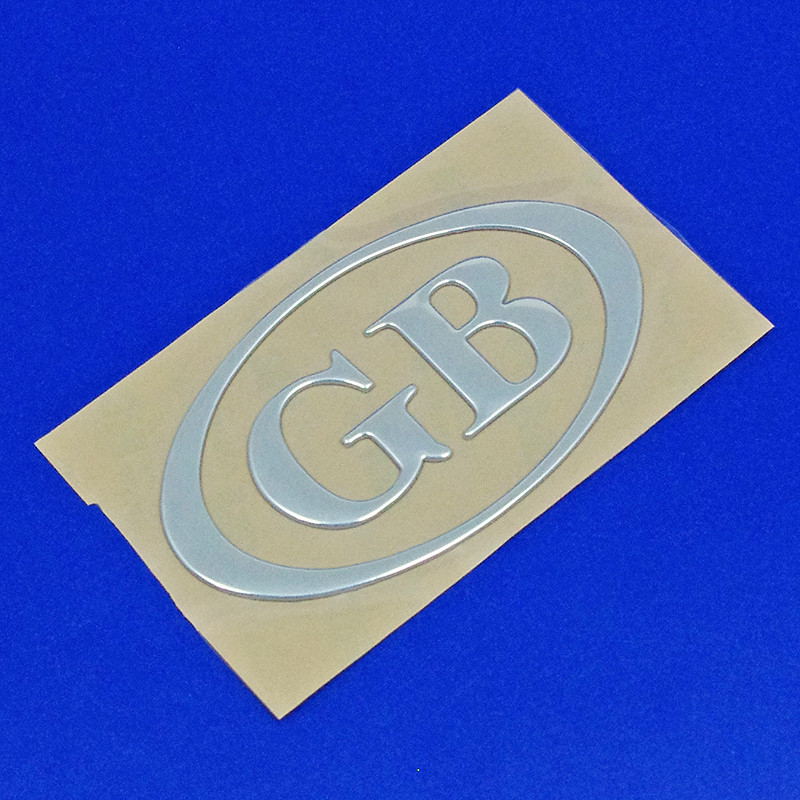 GB badge Self Adhesive