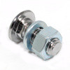 Chrome plated bumper bolt - Short, domed or flat head