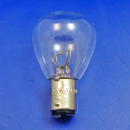 12 Volt SBC BA15d 45/35 watt double filament Headlamp bulb