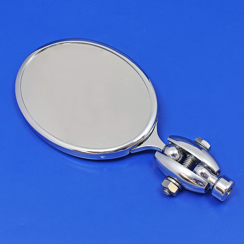 Oval rear view mirror - Equivalent to Raydyot M39 model with SINGLE hole fixing