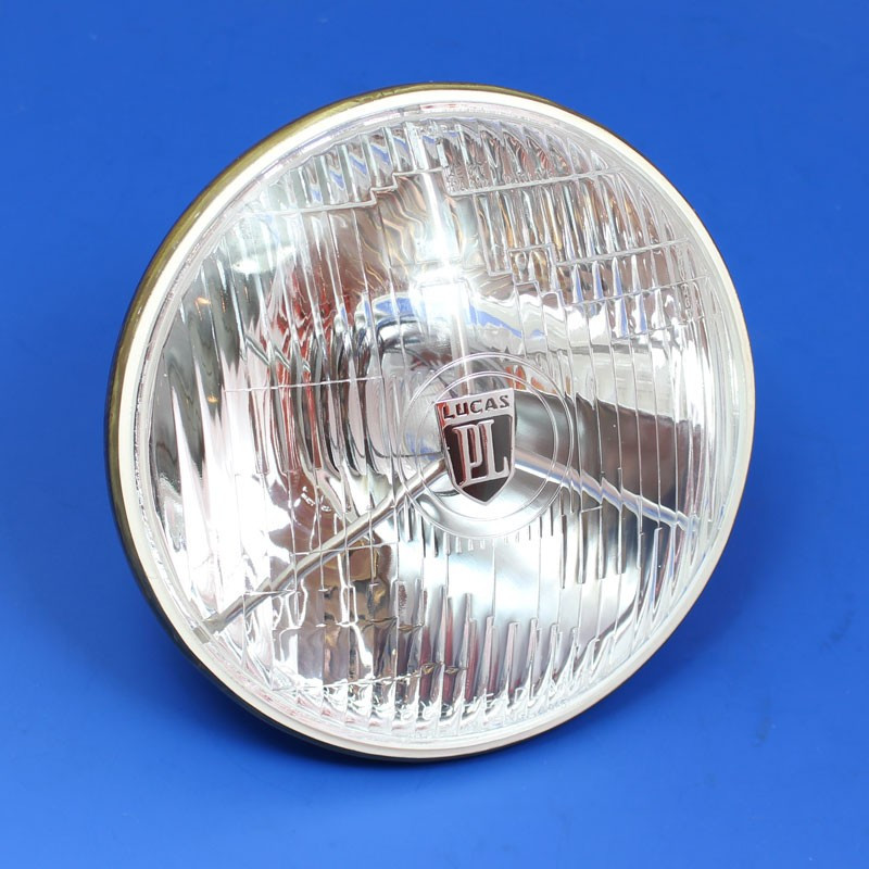 PL700 Tripod design headlamp unit (EACH) - UK/RHD, 'Lucas PL' shield