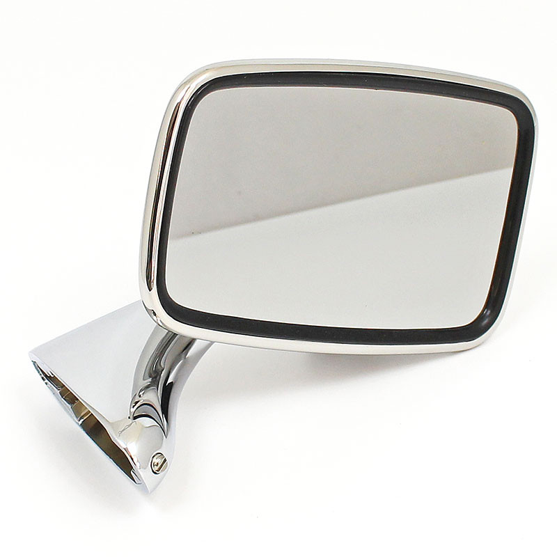Classic door mounted rear view mirror - Chrome